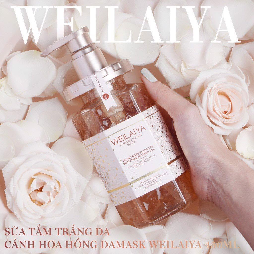 Weilaiya - Sữa Tắm Trắng Da DaMask Grand Rose 450ml