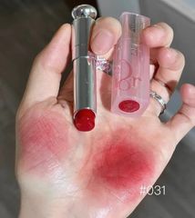 Dior - Son Dưỡng Addict Lip Glow #031 Strawberry (Mẫu Mới Vỏ Xanh) - Ko Tđ