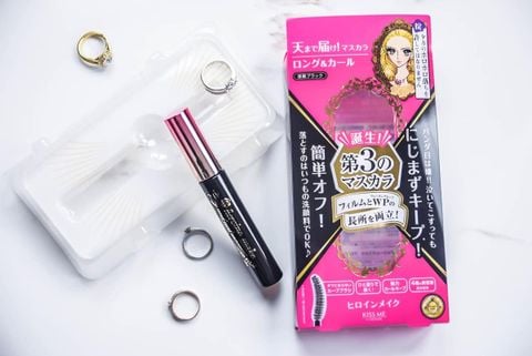Mascara Kissme Isehan Nhật (Vỉ Tím) dài mi