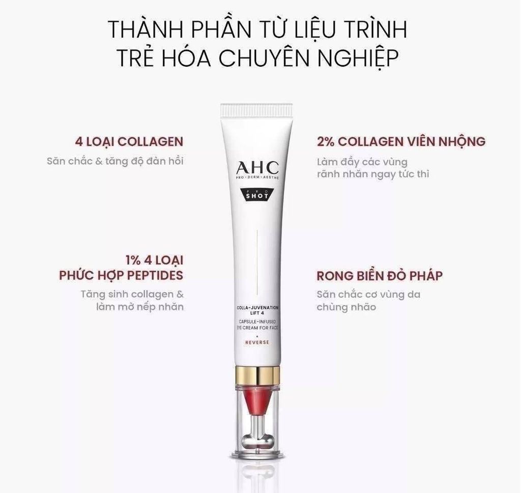 Kem Mắt AHC Pro Shot Colla Juvenation 30ml