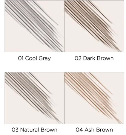 Mascara Mày PERIPERA Speedy Skinny Brow Mascara #01 Cool Gray