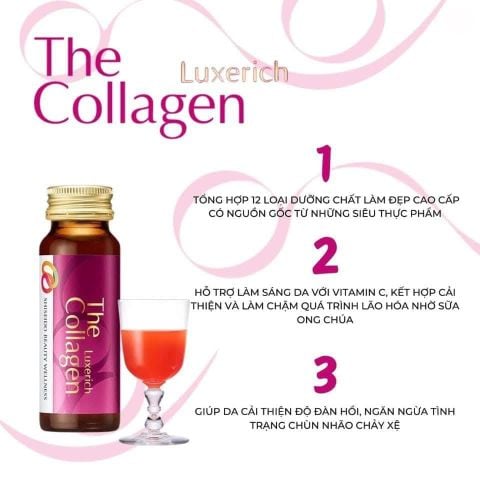 The Collagen Luxerich 10+2 (Chai) (Ko Tđ)