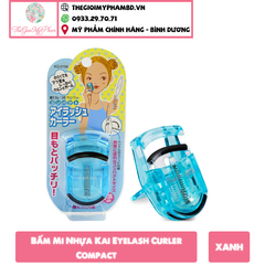 Bấm Mi Nhựa KAI Eyelash Curler #Xanh