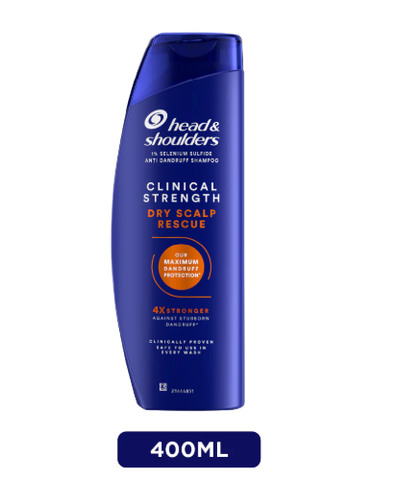 H&D - Dầu Gội Head & Shoulders Clinical Strength 400ml #Cam ( Nhập Khẩu)