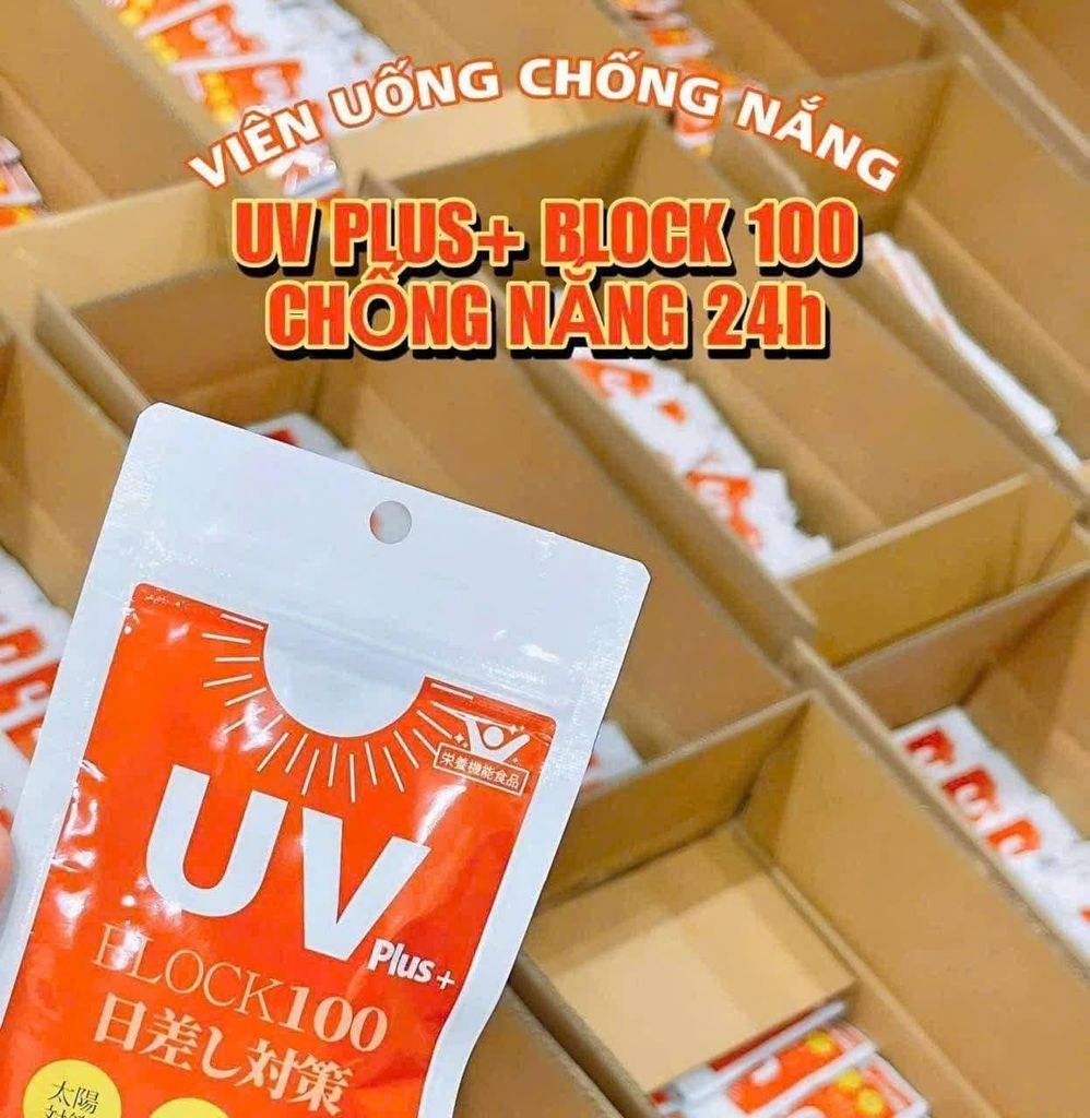 Viên Uống Chống Nắng UV Plus+ Block100 45 Viên