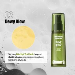 Xịt Khóa Nền Glamrr Q Vegan Super Stay Makeup Fixer #Glow