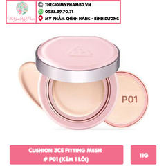 Cushion 3CE Fitting Mesh # P01 (Kèm 1 Lõi) Ko Tđ