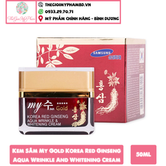 Kem Sâm My Gold Wrinkle&Whitening 50ml