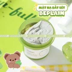 Mặt Nạ Đất Sét Đậu Xanh Beplain Mung Bean Pore Clay Mask 120ml (Kèm Gift)
