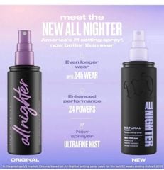 Xịt Khóa Nền Urban Decay All Nighter 118ml ( Mẫu mới 2025) Ko Tđ