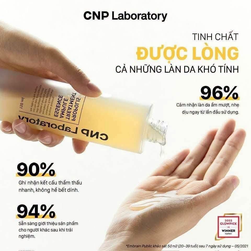 Set Nước Thần Keo Ong CNP Laboratory Treatment Ampoule Essence (100ml + 150ml)