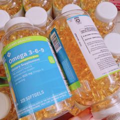 Omega 3-6-9 Member's Mark 325 Viên (Mẫu mới Nắp Trắng) Ko tđ