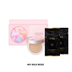 Set Cushion OHUI Ultimate Cover Cushion Moisture 2025 (1 Hộp + 2 Lõi) Ko Tđ