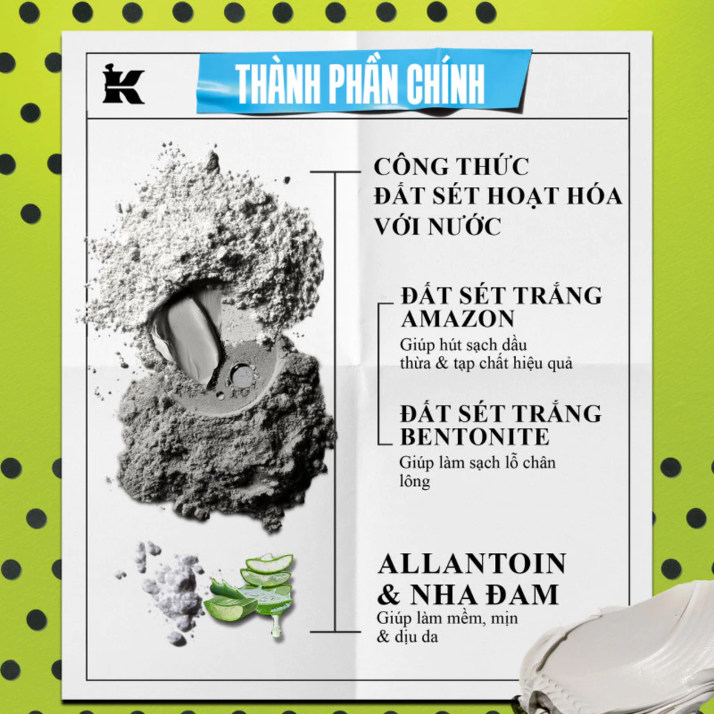 Mặt Nạ Đất Sét Kiehl's Rare Earth Pore Minimizing Clay Mask 14ml (Mẫu mới)