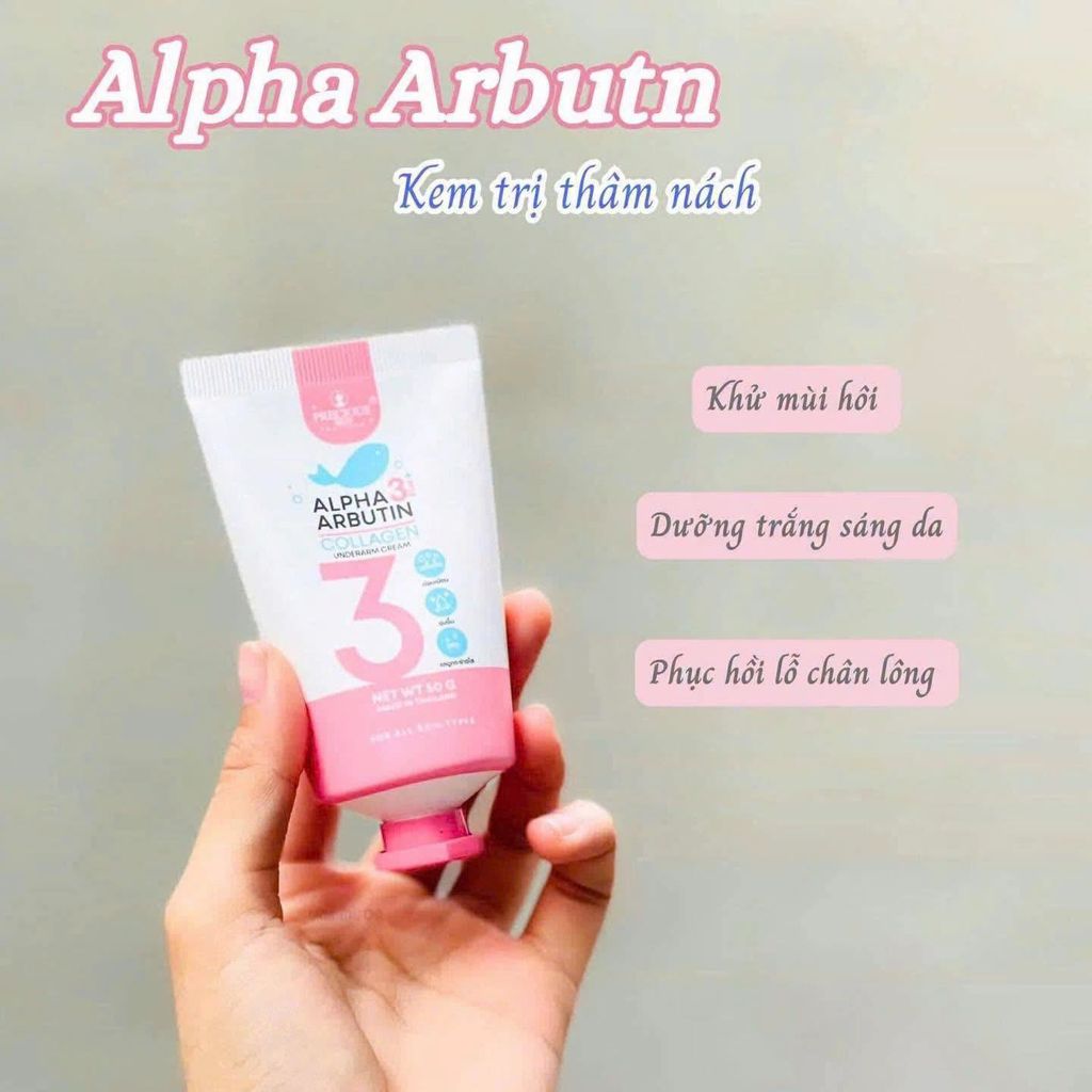 Kem giảm thâm nách Alpha Arbutin tuýp 50g