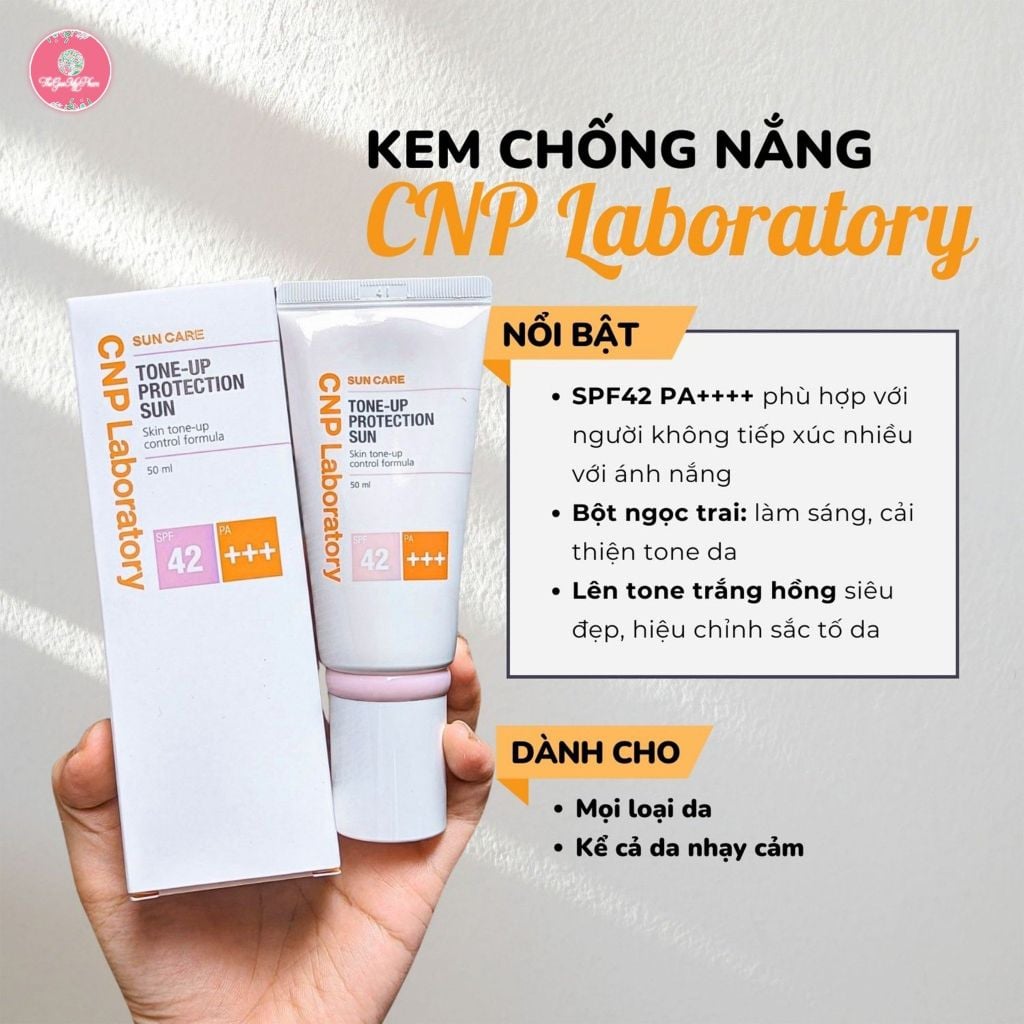 Kem Chống Nắng Nâng Tone CNP Laboratory 50ml (Tách - Ko Hộp)