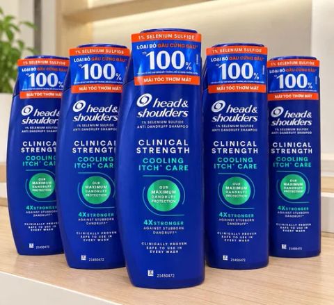 H&D - Dầu Gội Head & Shoulders Clinical Strength 400ml #Xanh ( Nhập Khẩu)