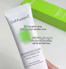 KCN Cell Fusion C SPF 50+ PA+++ 35ml (Xanh) Mẫu Mới