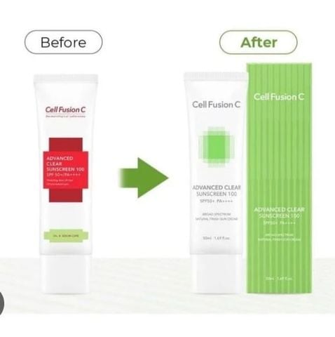 KCN Cell Fusion C SPF 50+ PA+++ 35ml (Xanh) Mẫu Mới