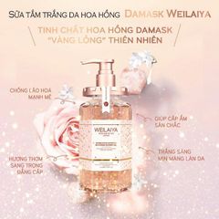 Weilaiya - Sữa Tắm Trắng Da DaMask Grand Rose 450ml