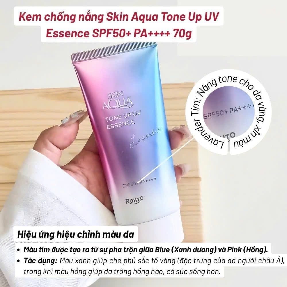 KCN Skin Aqua Tone Up Essence 80g #Hồng-X.Dương (Mẫu mới 2026)