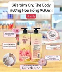 Sữa Tắm On: The Body 900g #Damask Rose