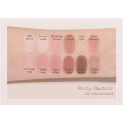 Phấn Mắt 12 Ô Clio Pro Eye Palette Air #02 Rose Connect