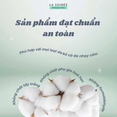 Bông Tẩy Trang La Soirée Premium Cotton 120 Miếng