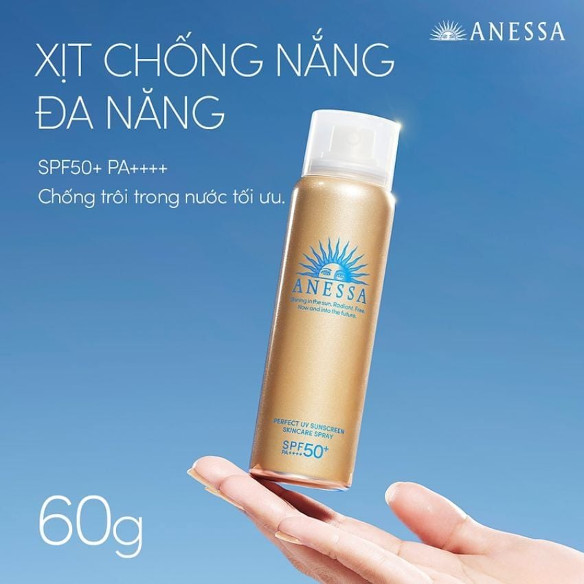Xịt Chống Nắng Anessa Dưỡng Da Đa Năng 60g
