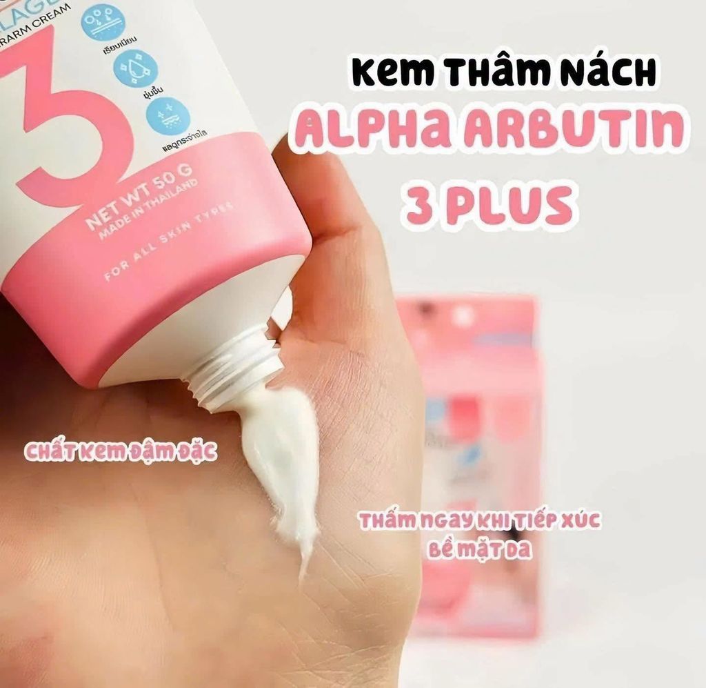 Kem giảm thâm nách Alpha Arbutin tuýp 50g