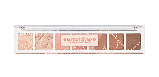 Phấn Mắt Peripera All Take Mood Palette #09 Oh My, Handful Peach