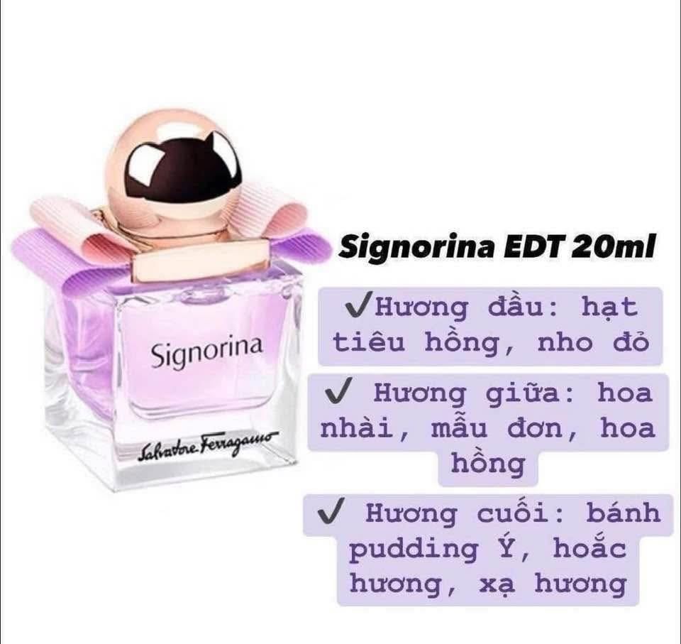 Salvatore - Signorina Ferragamo EDT Vaporisateur Mini tím 20ml ( Ko Tđ )
