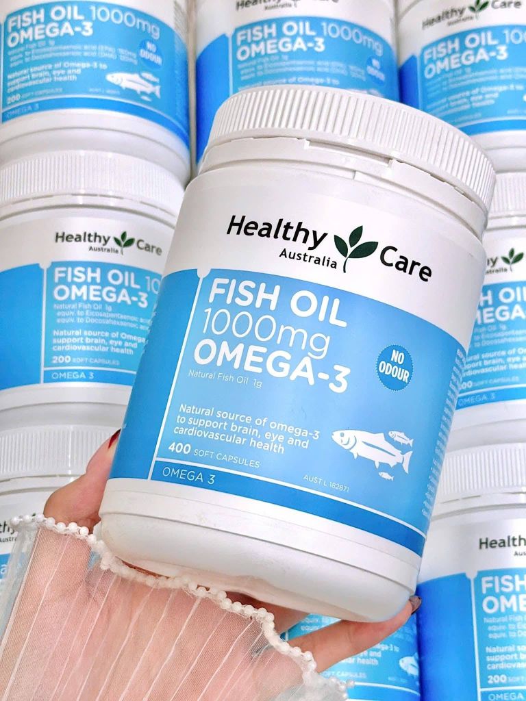 Healthy Care - Dầu Cá Healthy Care 1000mg Úc (400 viên)