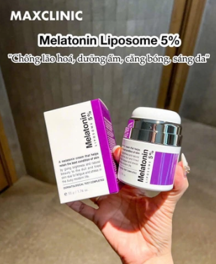Kem Dưỡng Mờ Nám, Chống Lão Hóa Melatonin Liposome 5% Maxclinic Time Return Cream 50g