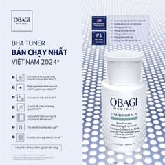 Dung Dịch Obagi Clenziderm M.D Pore Therapy Exfoliating BHA Toner 148ml (Mới-Ko Tđ)