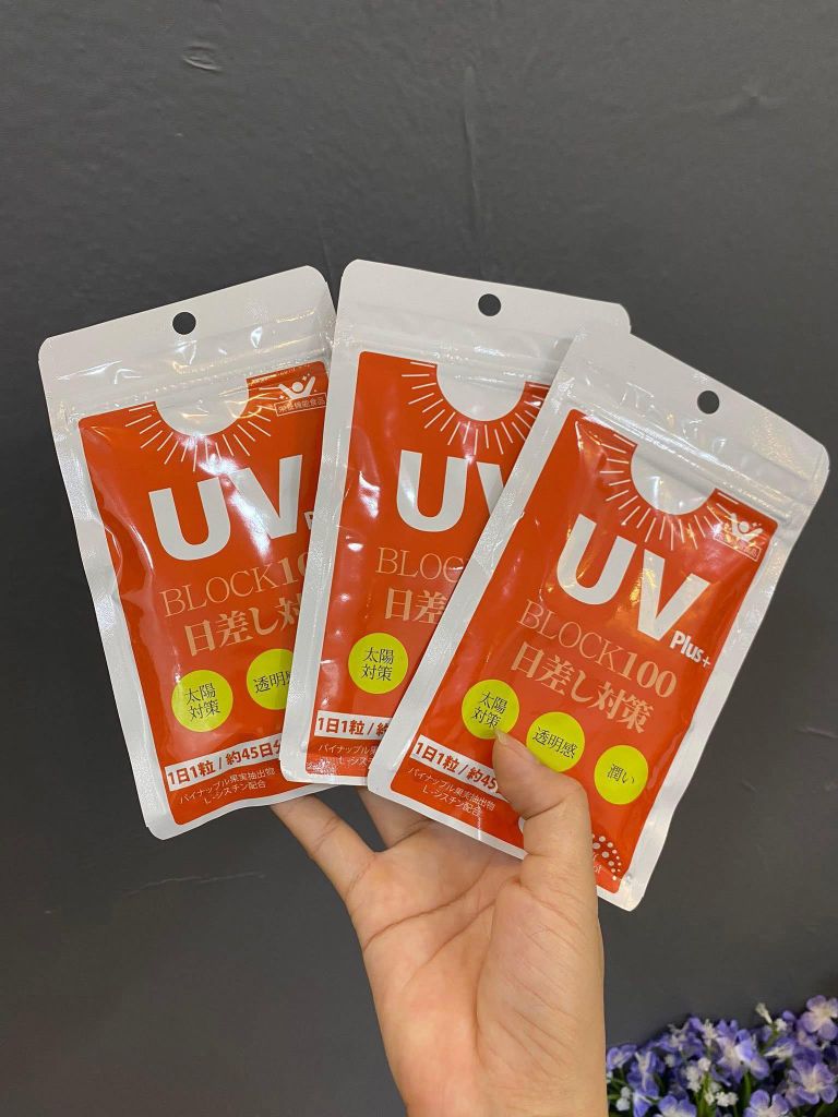 Viên Uống Chống Nắng UV Plus+ Block100 45 Viên