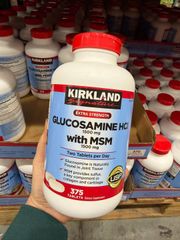 Glucosamine HCL 1500mg With MSN1500mg 375v (Viên vàng) -Ko tđ