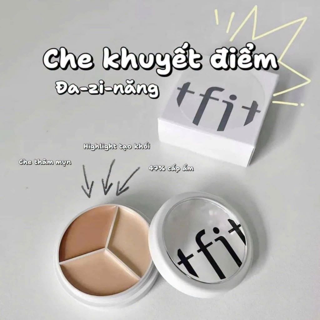 Kem Che Khuyết Điểm Tfit Cover Up Pro Concealer 15g #00