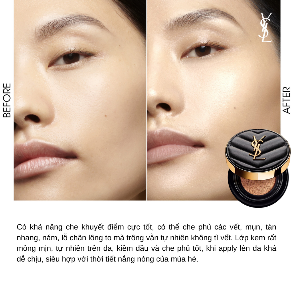 YSL - Le Cushion Encre De Peau SPF23+ PA++ #10 (Ko Tđ)