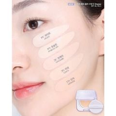 Phấn Nước Clio Kill Cover Mesh Blur #21C Lingerie (Tím-Kèm Lõi)