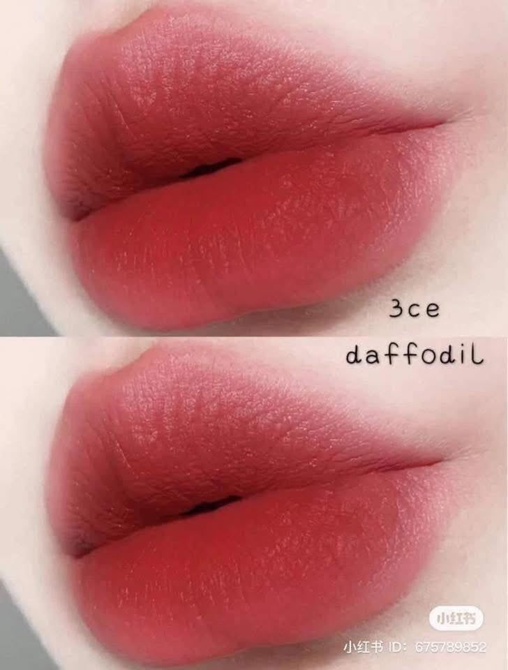 Son Kem Lì 3CE Velvet Lip Tint Plush (NEW) #03 Daffodil