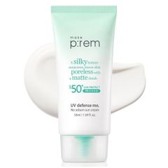 Kem Chống Nắng Make p:rem UV Defense Me No Sebum Sun Cream 50ml (XANH LÁ)