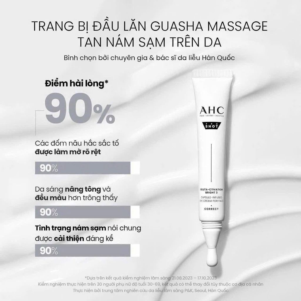 Kem Mắt AHC Pro Shot Gluta - Ctivation Bright 3 30ml
