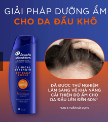 H&D - Dầu Gội Head & Shoulders Clinical Strength 400ml #Cam ( Nhập Khẩu)