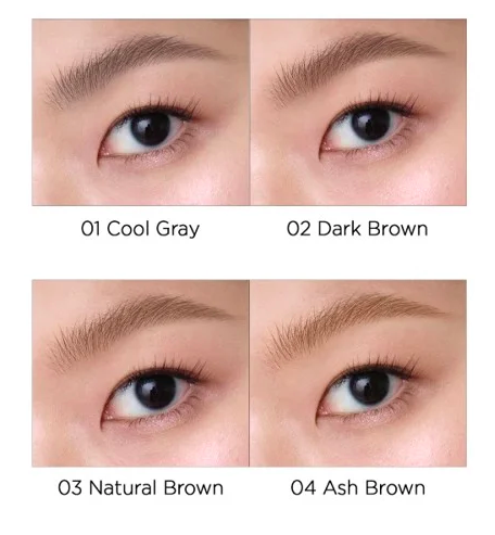 Mascara Mày PERIPERA Speedy Skinny Brow Mascara #01 Cool Gray