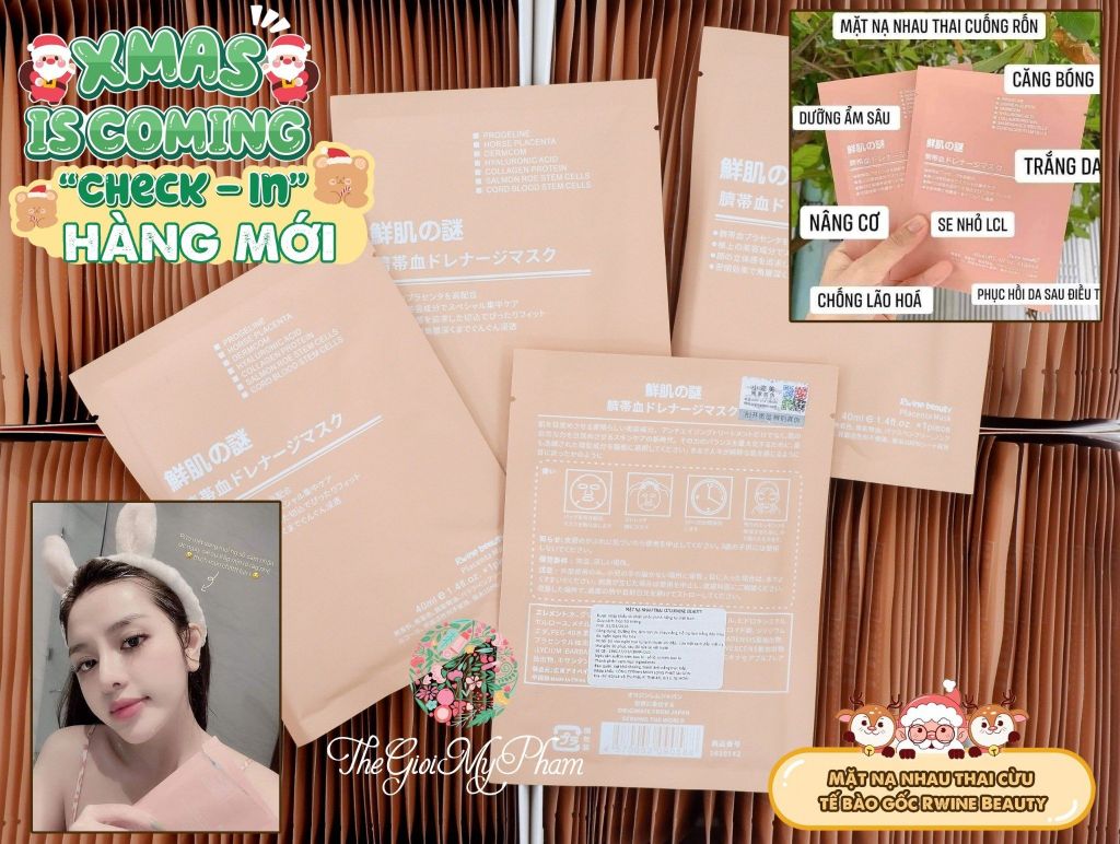 Mặt Nạ Nhau Thai Cừu Rwine Beauty