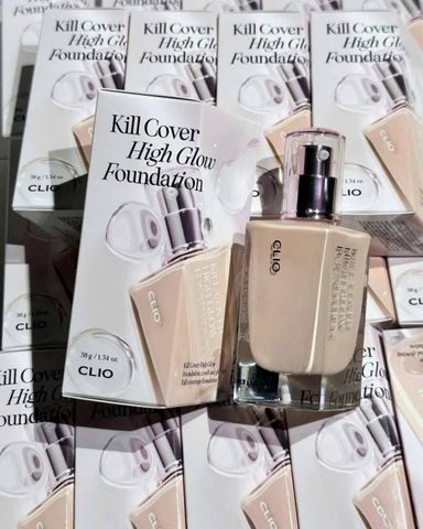 Kem Nền Clio Kill Cover High Glow Foundation #2 Lingerie
