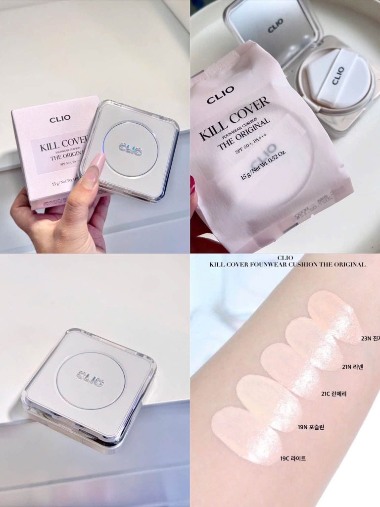 Phấn Nước Clio Kill Cover The Original  SPF50+ PA+++ #19N