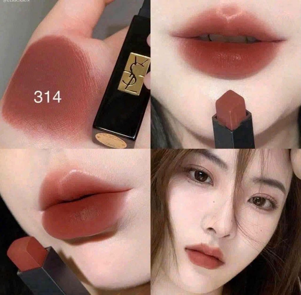 Son YSL The Slim Couture Matte Lipstick #314 (Ko Tđ)