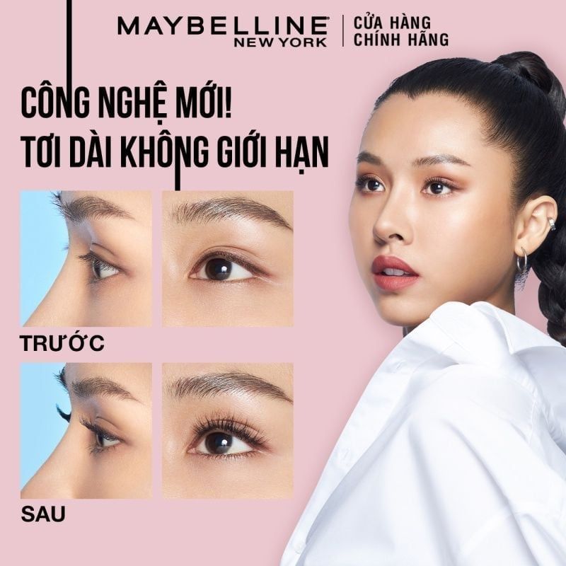 Mascara Maybelline Lash Sensational Sky High Waterproof (Mới)